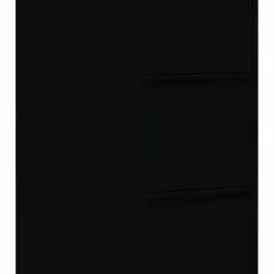 Lullmann Büro Hängeregistratur Schrank Für DIN A4 Hängemappen 101x40x62cm Mit 3 Schüben Schwarz