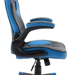 CLP Bürostuhl Omis Kunstleder Schwarz/blau -Vidaxl Verkäufe e0cdfe60 acad 4102 9220 b1d5a37fd88c