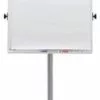 Maul Flipchart, H 1720-1960mm, Tafel HxB 1000x700mm, Magnethaftend, 2 Papierhalter, Ablageschale, Gestell Silber, 5 Rollen
