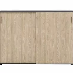 Null Möbelpartner Schiebetürenschrank Hippo | Large | HxBxT 120x160x40 Cm |Eiche Von PROREGAL