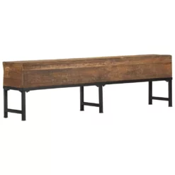 VidaXL Aufbewahrungsbank Massivholz Und Stoff 103 X 51 X 44 Cm -Vidaxl Verkäufe e5b5f71e 591e 4bac 9226 b087928631c7