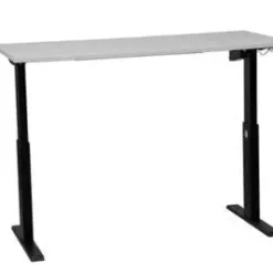 PROREGAL Elektrisch Höhenverstellbarer Schreibtisch Zebra | HxBxT 70-116x180x80 Cm | Schwarz-Grau -Vidaxl Verkäufe e64377b8 c4fd 47f3 9d44 821729e11171