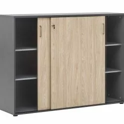 Null Möbelpartner Schiebetürenschrank Hippo | Large | HxBxT 120x160x40 Cm |Eiche Von PROREGAL -Vidaxl Verkäufe e644f318 c90f 49ad 9668 20ead4c182af scaled
