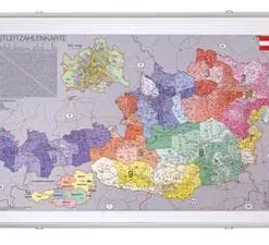 Franken Europakarte, HxB 980x1380mm, Maßstab 1:3.600.000, Magnethaftend, Rahmen Alu, Silber -Vidaxl Verkäufe e6941d70 181d 4f9a 885d ec142ce0a86d