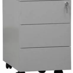 PROREGAL Rollcontainer Panther | 3 Schubladen| HxBxT 61x40x60 Cm | Grau -Vidaxl Verkäufe e80c29a8 5b15 4820 b448 55297d7f4a4e