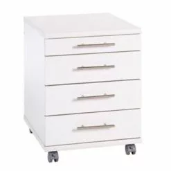 Null Möbelpartner Rollcontainer Eagle | HxBxT 57x42x50 Cm (Höhe Mit Rollen) | Buche Von PROREGAL