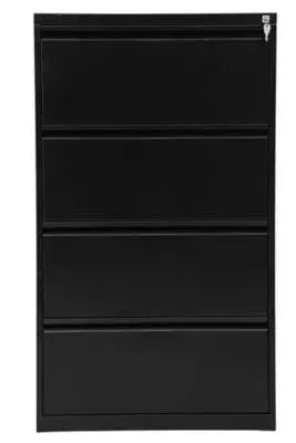 PROREGAL Hängeregistraturschrank Mare| HxBxT 70x76x62 Cm |Schwarz 6 PROREGAL Hängeregistraturschrank Mare| HxBxT 70x76x62 Cm |Schwarz – Bild 4