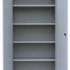 Lullmann Stahl-Aktenschrank Metallschrank Abschließbar Büroschrank Stahlschrank Lichtgrau/Rot 1950 X 925 X 422 Mm 530344 -Vidaxl Verkäufe ea02e250 8bae 4202 b3dd 19590f501476 1