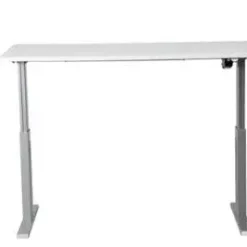 PROREGAL Elektrisch Höhenverstellbarer Schreibtisch Zebra | HxBxT 70-116x140x80 Cm | Silber-Weiß -Vidaxl Verkäufe ecebbf33 919d 4c52 9ed4 c5e8339fc765