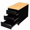 Lullmann Büro Rollcontainer Bürocontainer Mit 3 Schubladen 62x46x79cm Schwarz/Buche-Dekor -Vidaxl Verkäufe ed668746 01e2 4c59 b9e6 db41e0c81b44