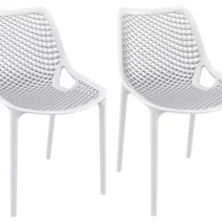 CLP 2er Set Stuhl Air Weiß