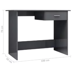 VidaXL Schreibtisch Hochglanz-Grau 100×50×76 Cm Spanplatte 14 VidaXL Schreibtisch Hochglanz-Grau 100×50×76 Cm Spanplatte -Vidaxl Verkäufe f0dbef36 319a 4c24 9996 d6656f675fc8