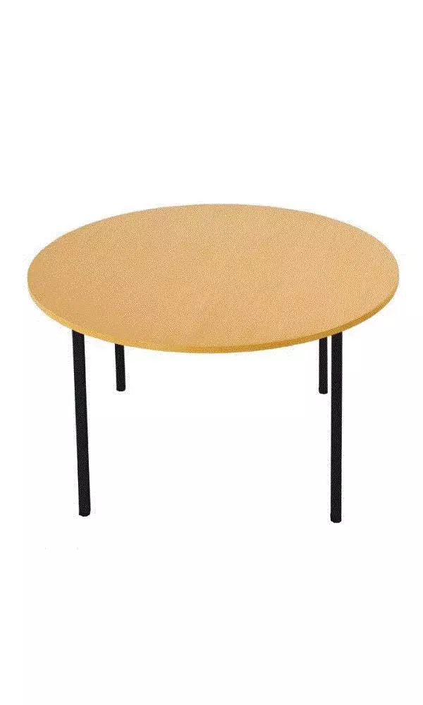 Lullmann Runder Schreibtisch Besprechungstisch Büromöbel Ø =1200 Mm RAL 7035 Lichtgrau/Ahorn-Dekor 338502 4 Lullmann Runder Schreibtisch Besprechungstisch Büromöbel Ø =1200 Mm RAL 7035 Lichtgrau/Ahorn-Dekor 338502 – Bild 2