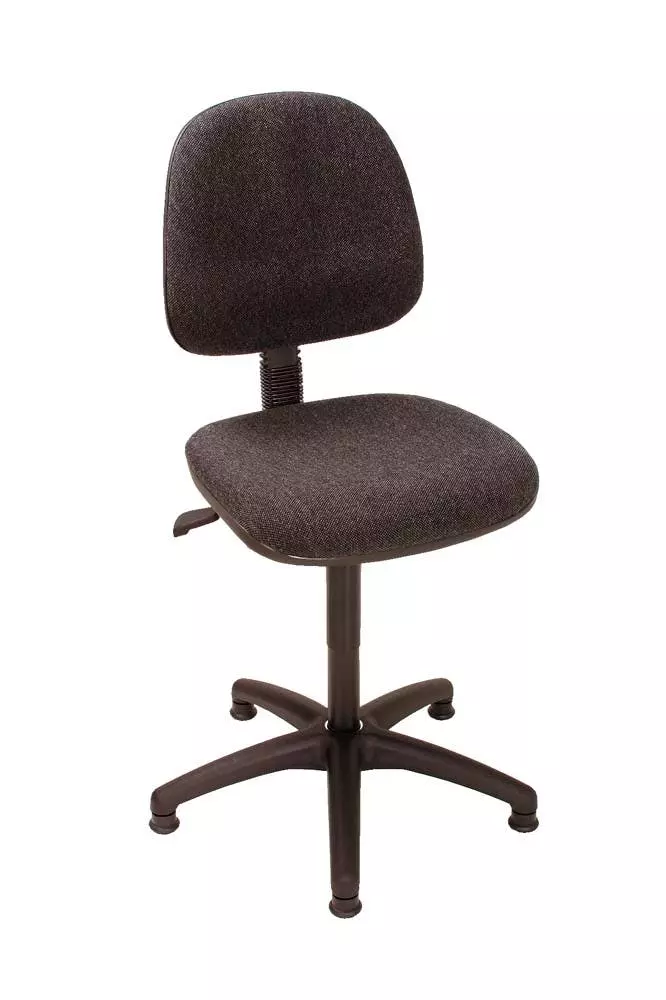 PROREGAL Arbeitsstuhl Arlington Mit Asynchron-Mechanik | Bodengleiter | Polster Anthrazit 7 PROREGAL Arbeitsstuhl Arlington Mit Asynchron-Mechanik | Bodengleiter | Polster Anthrazit – Bild 5