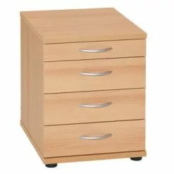 Null Möbelpartner Standcontainer Lion | HxBxT 54x42x50 Cm | Buche Von PROREGAL