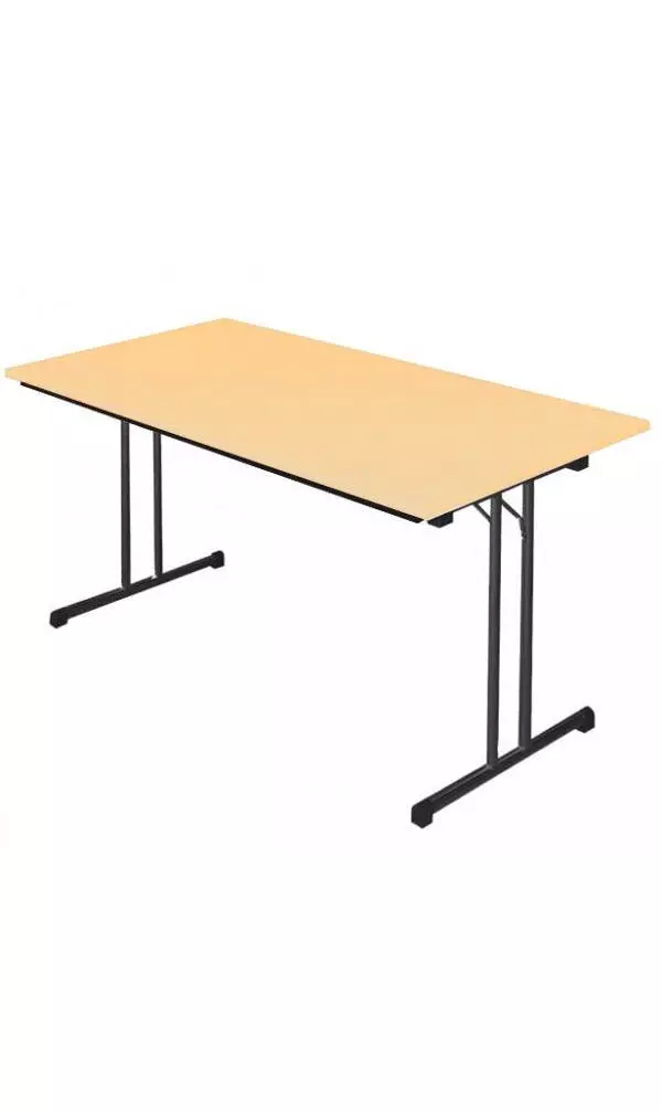 Lullmann Klapptisch Besprechungstisch Kantinentisch Verkaufstisch Schreibtisch 120 X 80 Cm RAL 9005 Schwarz/Ahorn-Dekor 350492 7 Lullmann Klapptisch Besprechungstisch Kantinentisch Verkaufstisch Schreibtisch 120 X 80 Cm RAL 9005 Schwarz/Ahorn-Dekor 350492 – Bild 5