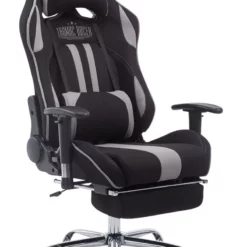 CLP Racing Bürostuhl Limit V2 Stoff Mit Fußablage Schwarz/weiß -Vidaxl Verkäufe f587a5dc 6f37 4338 8126 ff2e1f27eb5b 1