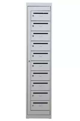 PROREGAL Postverteilerschrank Crane | HxBxT 180x40x50 Cm | Grau 3 PROREGAL Postverteilerschrank Crane | HxBxT 180x40x50 Cm | Grau