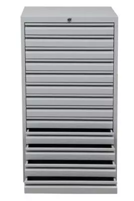 PROREGAL Schubladenschrank Swan | 13 Schubladen | DIN A3 | HxBxT 98 X 53 X 43 Cm | Grau 3 PROREGAL Schubladenschrank Swan | 13 Schubladen | DIN A3 | HxBxT 98 X 53 X 43 Cm | Grau