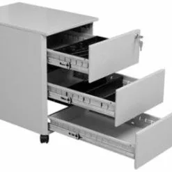 PROREGAL Rollcontainer Panther | 3 Schubladen| HxBxT 61x40x60 Cm | Grau -Vidaxl Verkäufe f74e6938 7257 431d 9750 3cb6fe2057a2