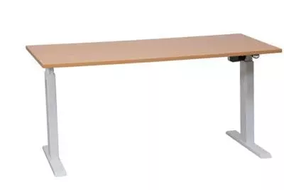 PROREGAL Elektrisch Höhenverstellbarer Schreibtisch Zebra | HxBxT 70-116x180x80 Cm | Weiß-Buche 9 PROREGAL Elektrisch Höhenverstellbarer Schreibtisch Zebra | HxBxT 70-116x180x80 Cm | Weiß-Buche – Bild 7