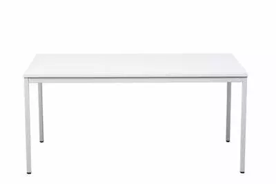 PROREGAL Bürotisch Wolf | Rechteckig | HxBxT 75x140x70 Cm | Weiß 6 PROREGAL Bürotisch Wolf | Rechteckig | HxBxT 75x140x70 Cm | Weiß – Bild 4